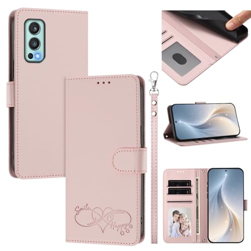 �X�}�z�P�[�X �Ή��@�� for OnePlus Nord 2 �X�}�z�P�[�X�y�J�[�h�E�������[�X���b�g�t�� �E�H���b�g�f�U�C�� �t���b�v�X�^���h �����h�~�@�\�zPink