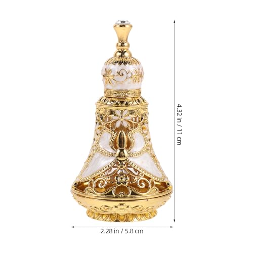 Frasco de perfume árabe de 15ml VINTORKY con flor de esmalte 7