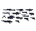 Produktbild Custom BRICKARMS Combat Set 3. 16 Waffen und Zubehör für LEGO® Figuren Set 101