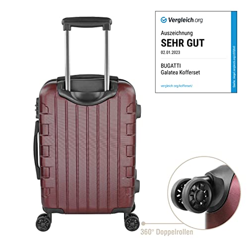 Hartschalenkoffer Bugatti Galatea 55 x 38 x 23,5 cm, 38 Liter, 4 Rollen