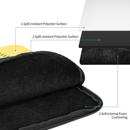 Cartoon Duck Laptop Sleeve Case 17 Inch Suitable For Notebook Computer Tablet Traveling Carrying Simple Case3