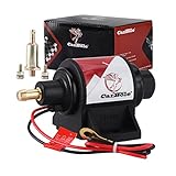 CarBole 42S Electric Gasoline Fuel Pump Universal 5/16 inch Inlet and Outlet 12V 1-2A 28GPH 2-3.5...