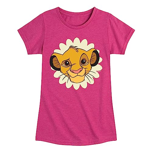Disney The Lion King - Simply Simba - Toddler & Youth Girls Short Sleeve Graphic T-Shirt