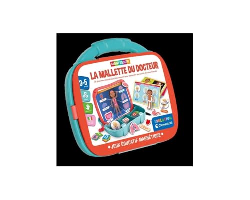 Clementoni Coffret Science : Mallette magnétique Corps & émotions Jeux Éducatif pour Enfant Fabriqué en Italie Dès