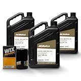 ACDelco 10-9214 (88865911) 15W-40 Diesel Oil Change Bundle with Wix WL10255 Filter for 2020-2026 GM