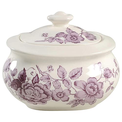 Spode Kingsley Covered Sugar, Ceramic