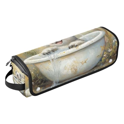 Estuche de viaje 2 en 1 para plancha y rizador de pelo miniatura 1