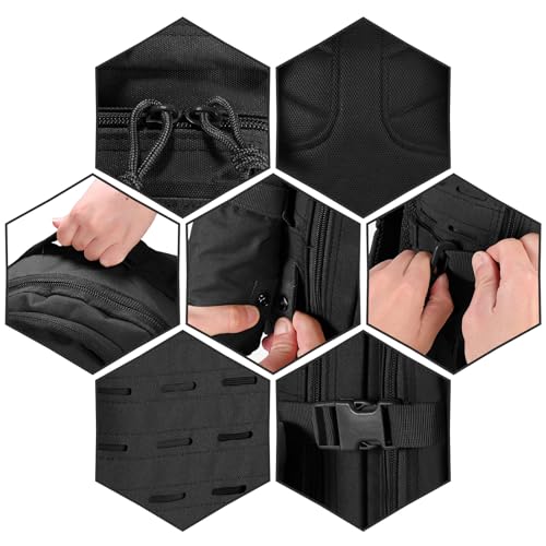 Mochila para senderismo impermeable 45L para camping miniatura 5