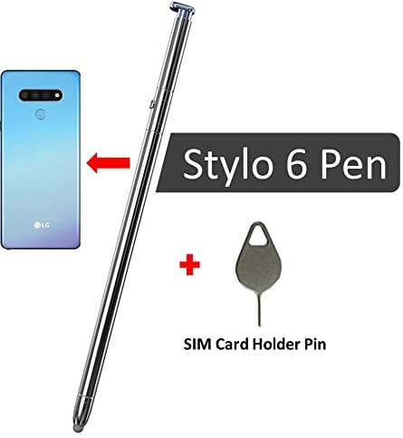Stylo 6 Pen Touch Pen Replacement Part for LG Stylo 6 / Stylo 6+ Q730TM Q730AM Q730VS Q730MS Q730PS Q730CS Q730MA LCD Touch Pen Stylus Pen + Eject Pin (Pen-Blue)