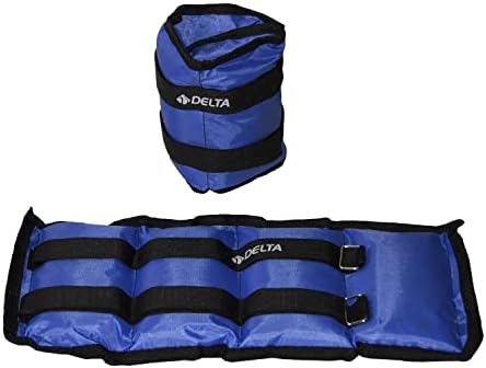 Delta El Ayak Bilek Kas Güçlendirici Ağırlık Seti,2 x 3 Kg,Mavi