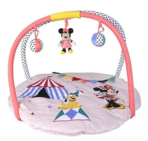 Simba Disney - Minnie & Pluto, Spielteppich, Babygym, 57x13x37cm, Durchmesser 90 cm, ab 0 Monaten