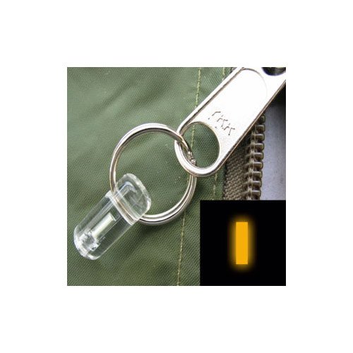 Yoicn Lth Firefly Bivvy Zip Glowring - Orange - 1.57 inches - 1 Pack