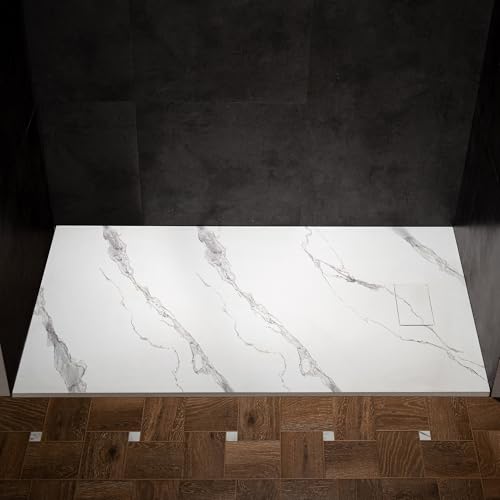 Woodbridge 47.25 in L x 31.5 in W Zero Threshold End Drain Shower Base with Reversible Drain...