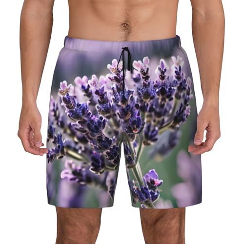 Bañador para hombre con estampado de flores ropa de playa ligera de secado rápido
