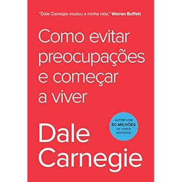 Capa do livro Como evitar preocupações e começar a viver