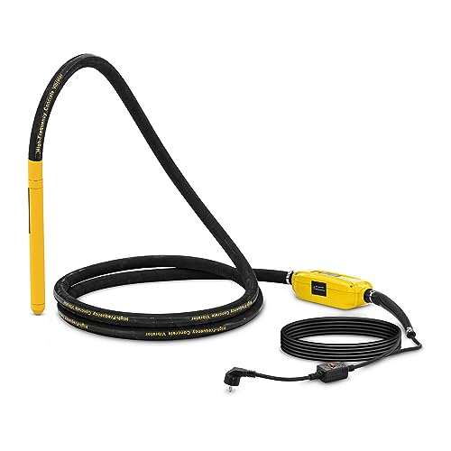 MSW MSW-HFCV-40 Betonrüttler 1200 W 440 x 40 mm 230 V Rüttelflasche Flaschenrüttler Rüttelflaschen Beton Innenrüttler