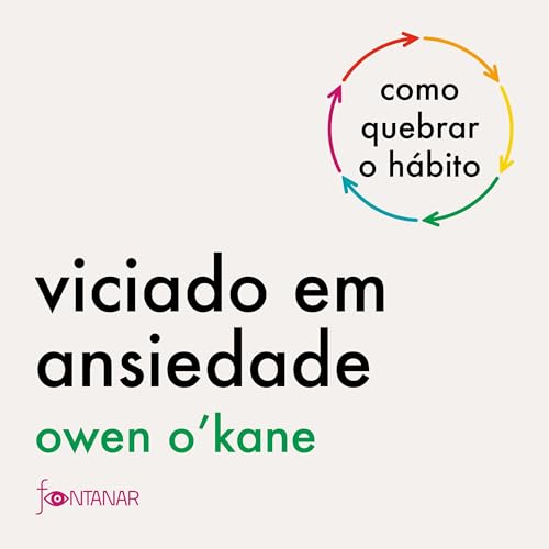 Diseño de la portada del título Viciado em ansiedade