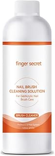 Nail Brush Cleaner Acrylic Nail Brush Cleaner Professional Efficient Painting Brush Cleaning Solution Acrylic Solution120ml/4floz painting Brush Restorer For Nail Gel Nail Art Brushes