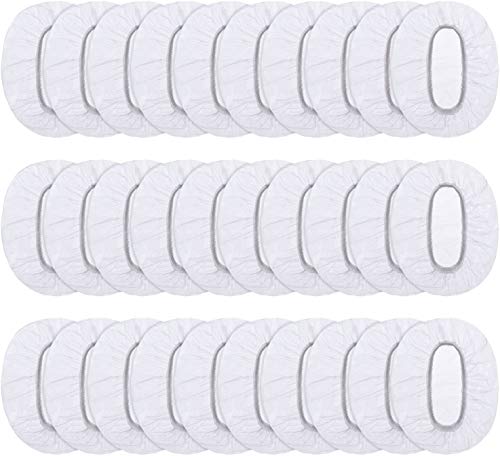 200 Pack Clear Disposable Ear Protectors Waterproof Ear Covers for Hair Dye, Shower, Bathing Ear Shower Cap From Water, Salon, Spa And Stains