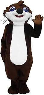 School Sport Lovely Otter Mascot Costume Adult Size for Men & Women with Built-in Fan Inside the Head