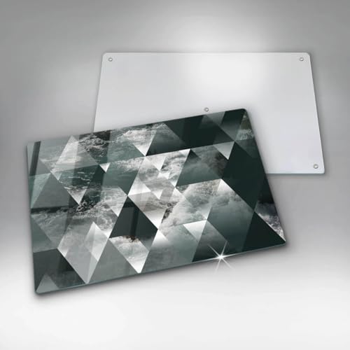 Planche a decouper induction 80x52cm en verre pour protection plaque