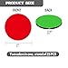 25 Pcs 1” Double-Sided Red Green Magnets, Flip Over Colored Magnetic Dots for Whiteboard, Refrigerator, Office (25, Red/Green-Colors)