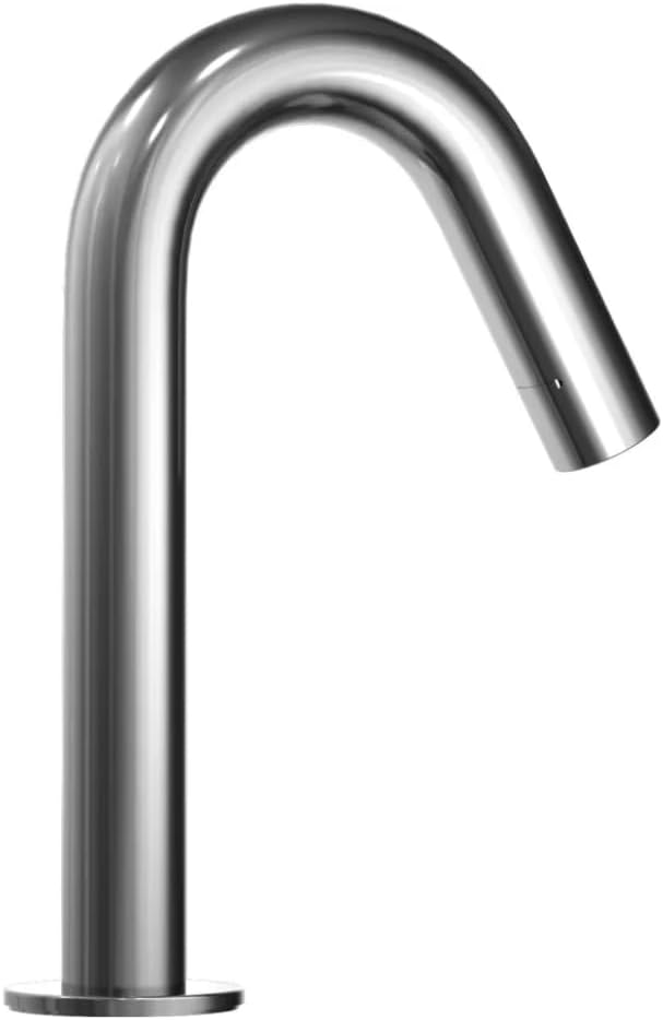 TOTO Helix AC Powered 0.5 GPM Touchless Bathroom Faucet with Thermostatic Mixing Valve, 10 Second On-Demand Flow, Polished Chrome - T26S51AT#CP
