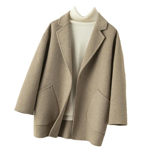 Veste cachemire style coréen ample contre le froid veste courte femme