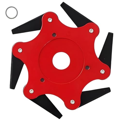 Kit 2 Lâminas Para Roçadeiras Facão Disco Corte 6 Pontas