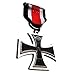 German Iron Cross 2nd Class 1870 with ribbon - Military Medal for Bravery - Imperial Prussian Medal/Repro