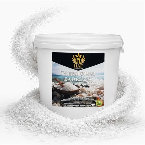 HAF – Premium Totes Meer Badesalz aus Jordanien (1 x 5 kg...