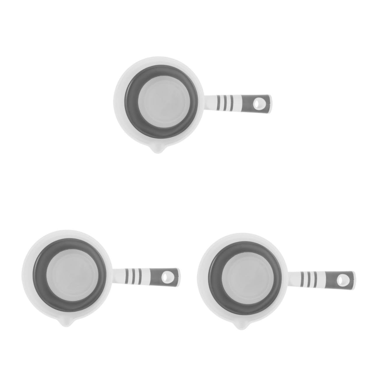3piezas Cucharón De Agua Plegable De Plástico Para Cocina Utensilio Multifuncional Colgante Para Servir Sopas y Líquidos Capacidad y Almacenamiento Fácil