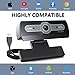 XOCLON Full HD 1080p Webcam for pc Camera for Computer Laptop Web cam Desktop Streaming Camera Built-in Microphone​,Plug & Play USB