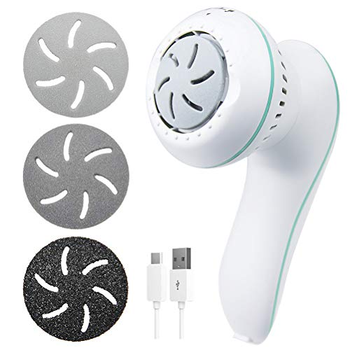 Moikin Electric Foot Callus Remover, Rechargeable Foot File Hard Skin Remover Pedicure Tools for Feet Electronic Callus Shaver Pedicure kit for Cracked Heels and Dead Skin
