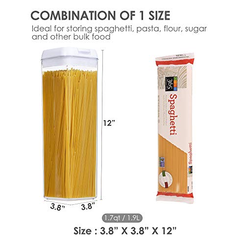 image for Airtight Food Storage Containers, Vtopmart 4 Pieces BPA Free Plastic S