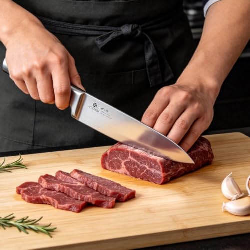 Image of imarku 15-Piece Knife Block Set Built-in Sharpener
