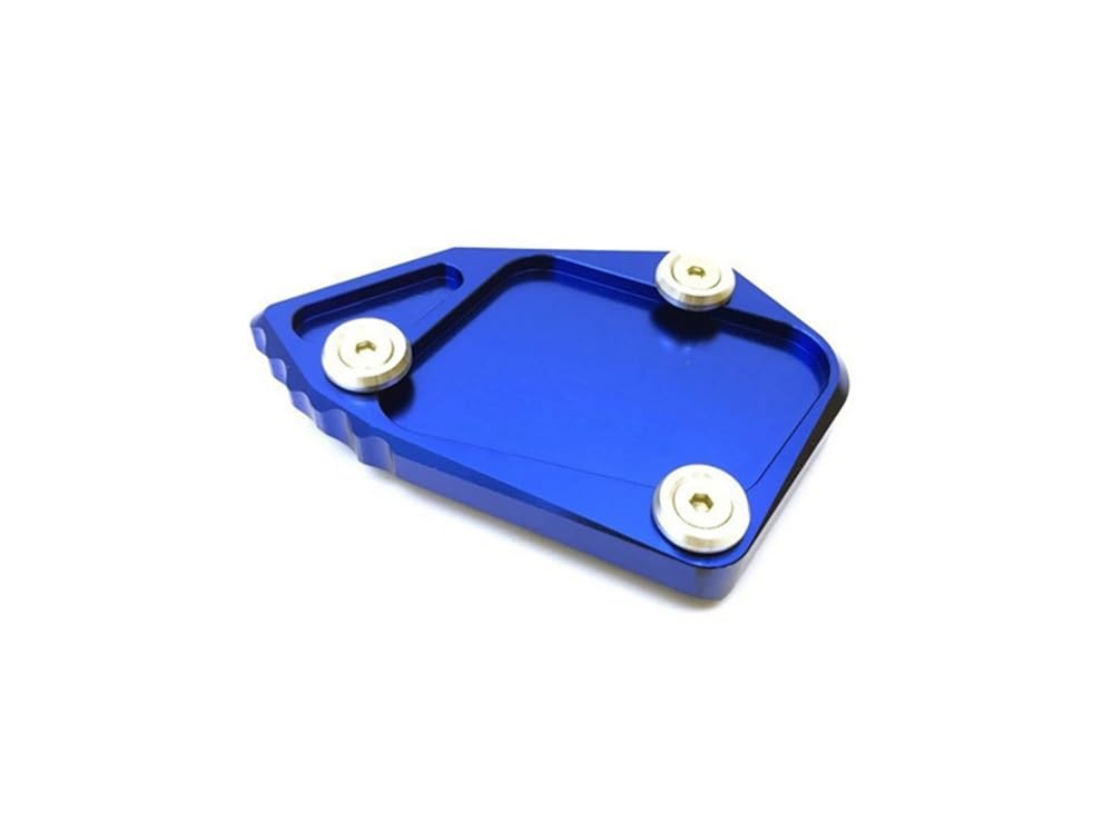 Support béquille latérale R1200GS/ADV 08-12 en aluminium CNC bleu