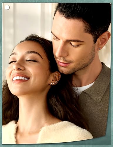 Florideco Hypoallergenic Surgical Steel Earrings 20G Flat Back Earrings for Women Trendy Cartilage Earring Stacks Small Stainless Steel Earring Sets for Multiple Piercing4