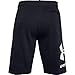 Under Armour Mens Rival Fleece Big Logo Shorts , Black (001)/Onyx White , Medium