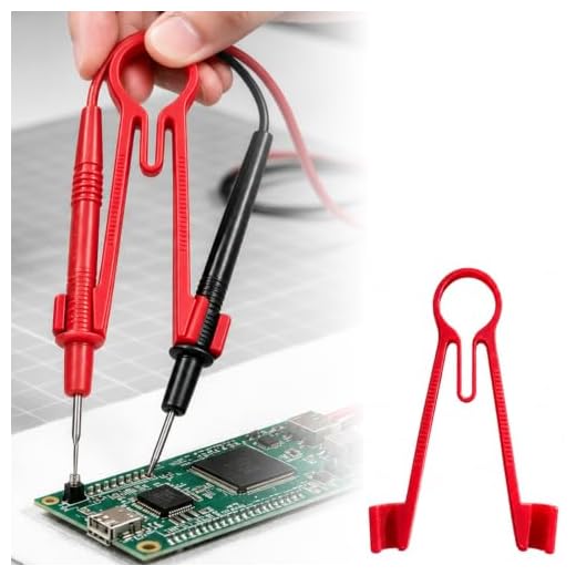 2PCS Multimeter Probe Holder, Test Probe Clip Assistant for One-Handed Use