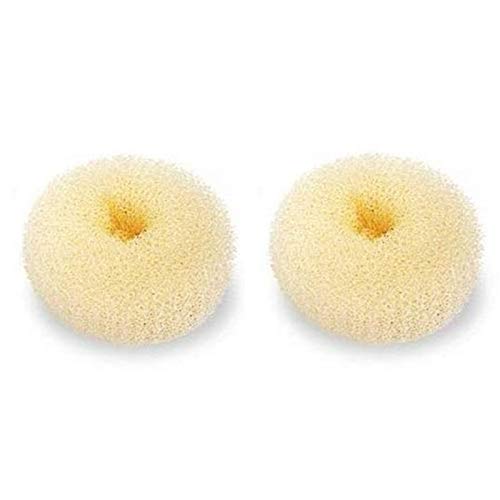 Hair Donut Bun Maker Blonde, Ring Style Bun, 2PCS Chignon Hair Me...