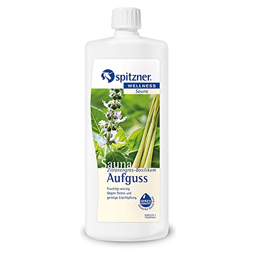 Infusion pour sauna « Citronnelle-Basilic » (1000 ml) de Spitzner