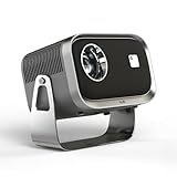 WB Projetor 360° Android Smart TV 1080p Aurora com Suporte de Ajustável 360° som de 3W foco digital proporção de tela ajustável