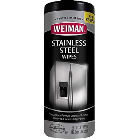 Weiman Stainless Steel Wipes, (Pack of 30) Cover