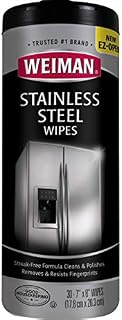 Weiman Stainless Steel Canister Wipes, 30 count
