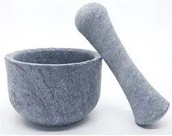 Pilão para Caipirinha e Temperos em Pedra Sabão São José 11cm Ø