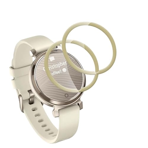 Joywing für Soft TPU Schutzfolie Garmin Lily 2, 2 Stück Folie Garmin Lily 2 Displayschutz, für Blasenfreie Panzerfolie Ultra HD Schutzglas Displayfolie