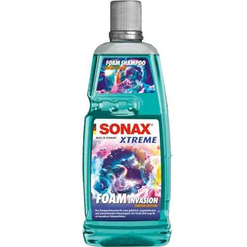 SONAX Xtreme FoamInvasion Foam Shampoo Special Edition (1 Litre) with Powerful Dirt Solution Item No. 02483410
