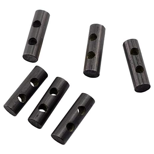 bayite Lot de 6 kits de survie en silex percés en acier au feu pour bracelet paracorde 2,5 cm