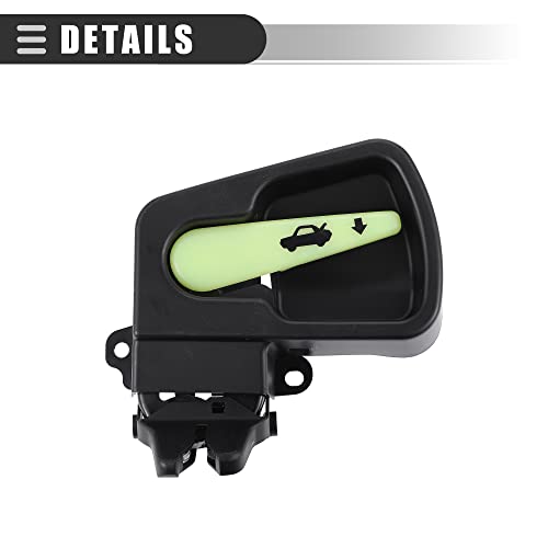 Image of Motoforti Tailgate Trunk Latch Lock Actuator Motor, Rear Door Luggage Lock, for Toyota Corolla 2003-2008, ABS, 64610-02071, Black Green
